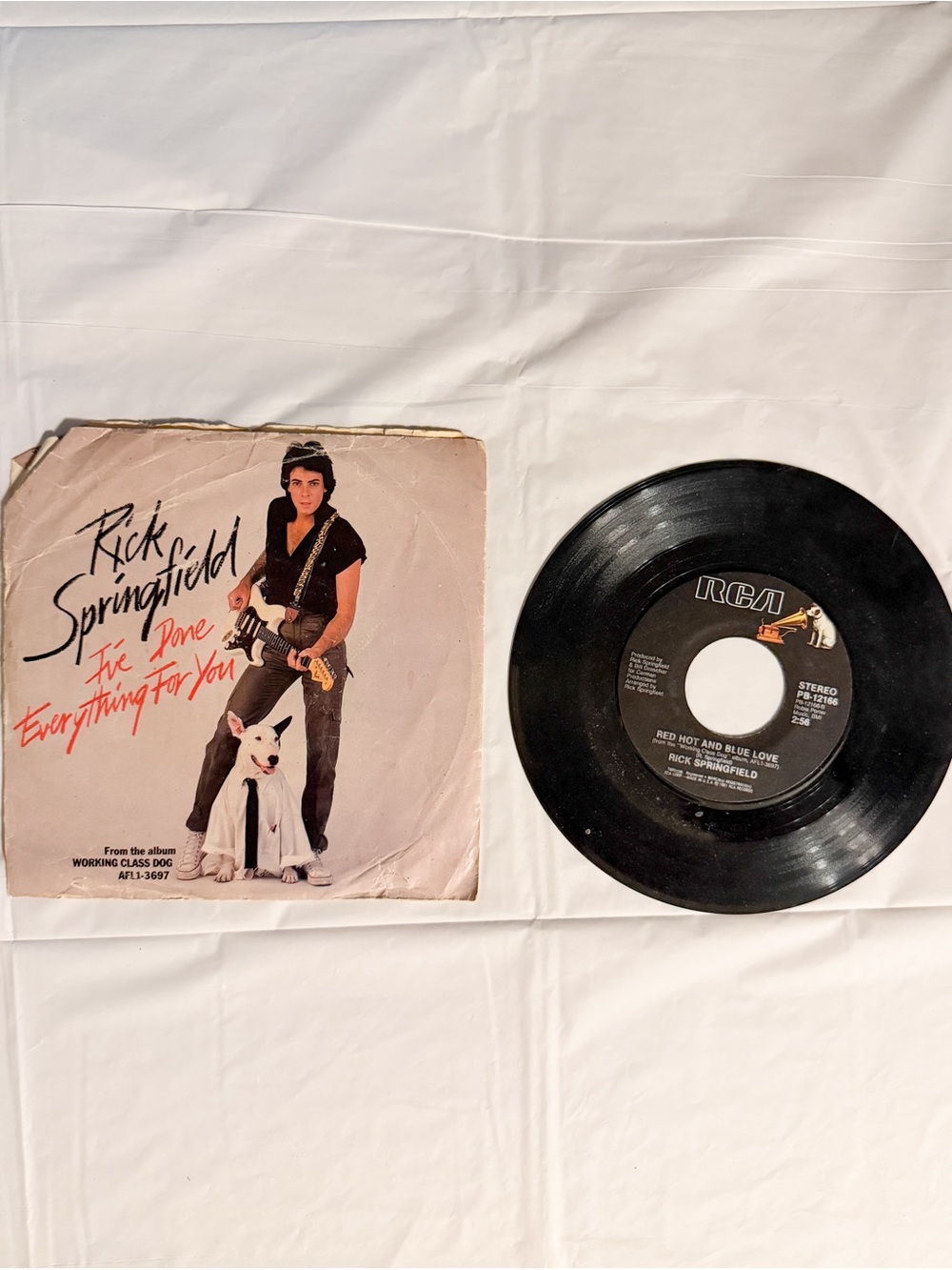 Rick Springfield I've Done Everything For You 45 RPM RCA PB-12166 w/ Sleeve